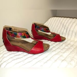 L'artiste by Spring Step shoes Genuine Leather Wedge sz 41 10